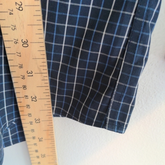 Eddie Bauer Shirt Men's TXL Blue Plaid Classic Fit Button Down Long Sleeve NWOT - Picture 7 of 8